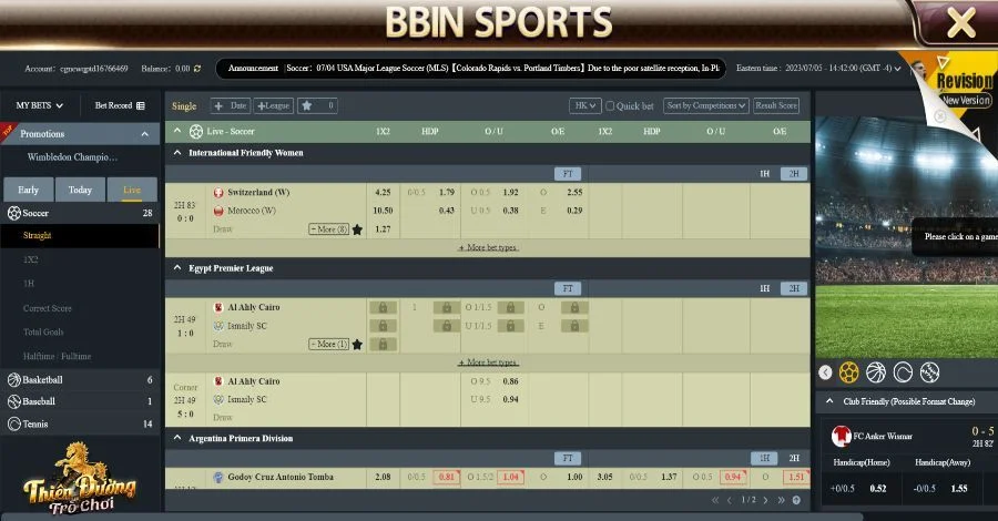 BBIN Sports - Sảnh cá cược thể thao danh tiếng bậc nhất 3 Một số hình thức cược thú vị tại sảnh BBIN Sports