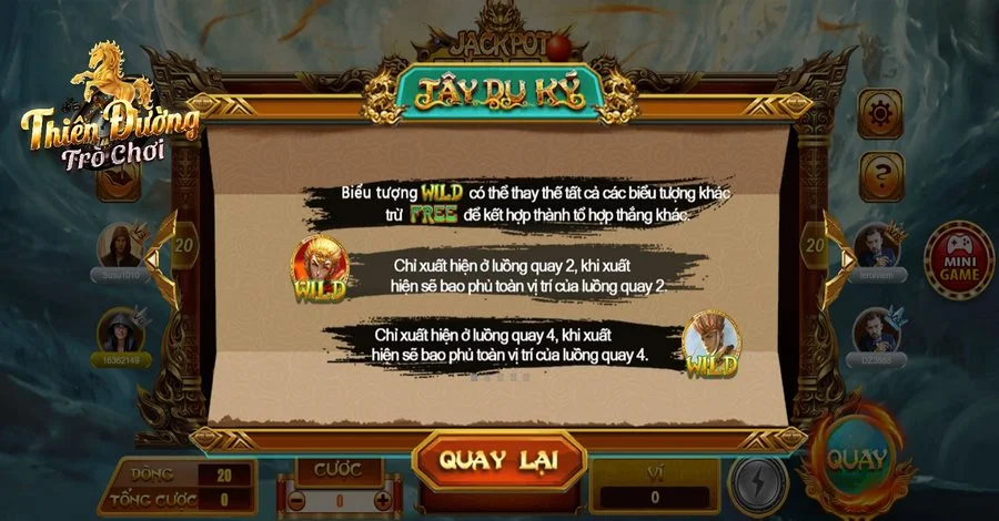 Tây Du Ký - Game Quay Hũ Đình Đám Tại Thiên Đường Trò Chơi 3 Luật chơi đơn giản thu hút cộng đồng game thủ